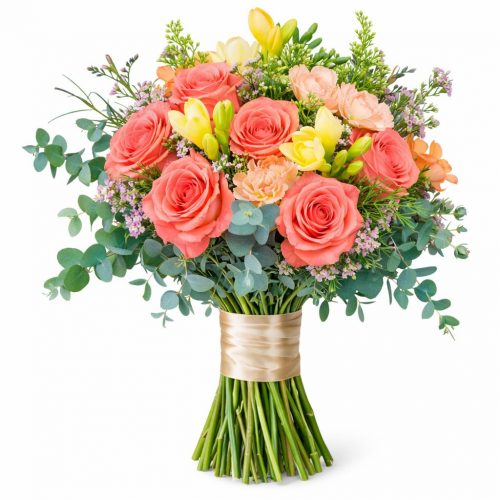 Букет невесты «Праздничный калейдоскоп»