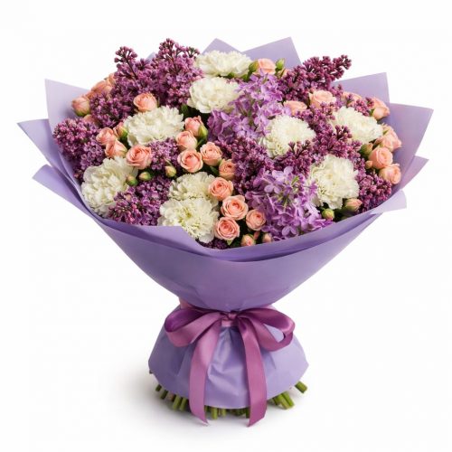 Букет цветов «Сиреневый Вальс»