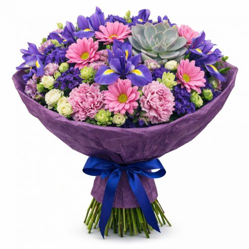 Роскошный букет «Сиреневый шарм»